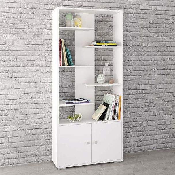 Стеллаж Ромео-4 (800*1800*250) белый - Вид 1