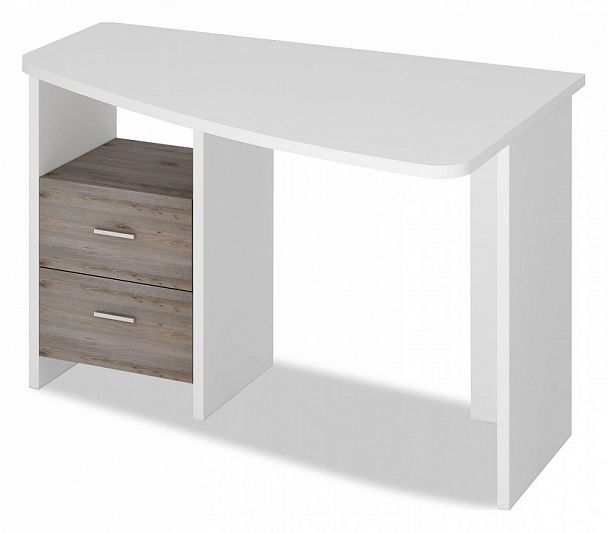 Стол письменный Домино Лайт СКЛ-Крл 120 Белый/Нельсон правый - Вид 1