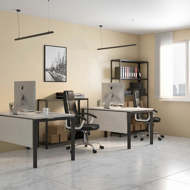 Стеллаж металлический BRABIX "ГРАФИТ MS KD-180/40/70-5", лофт, 1800х700х400 мм, 5 полок, 291268, S240BR124593 - Вид 4