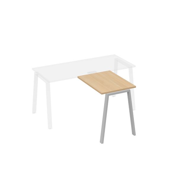 Брифинг-приставка с каркасом TRE A4 А4 Б3 071 БП натуральный дуб / металлокаркас серый - Вид 1