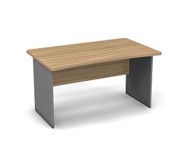 Стол прямой 1400 Берлин Дрифтвуд/Серый СП 140.85 - Фото предпросмотра