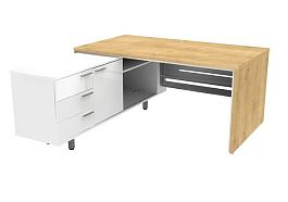 Стол письменный YAPPI П34ДМ Л/П дуб арлингтон - Фото предпросмотра