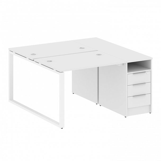 Рабочая станция "Metal System" БО.РС-СТП-2.1 белый - Вид 1