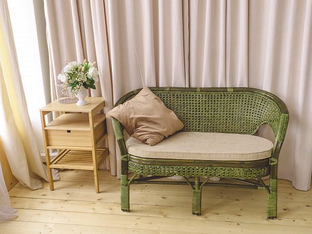 Диван 2х местный Пеланги 02/15, подушки на молнии - Вид 9