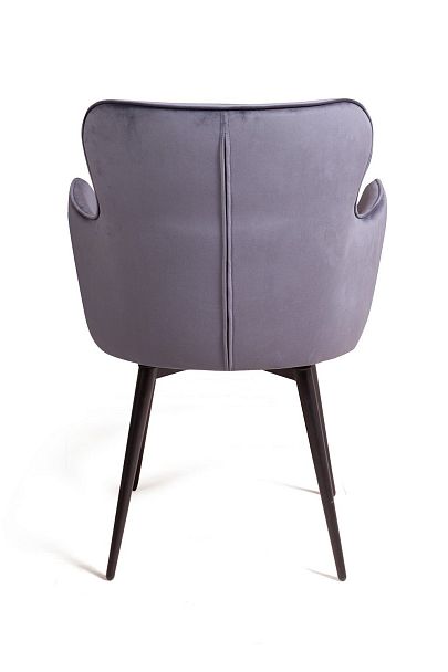 Стул King, поворотный на 90 градусов, функция возврата, антишум, бархат серый 27 - Вид 7