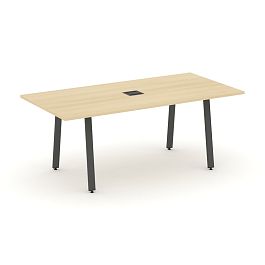 Style Project Direct Direct Стол переговорный SN-6A.SPRG-198 Акация Лорка/Металл Антрацит 1980*980*750 - Фото предпросмотра