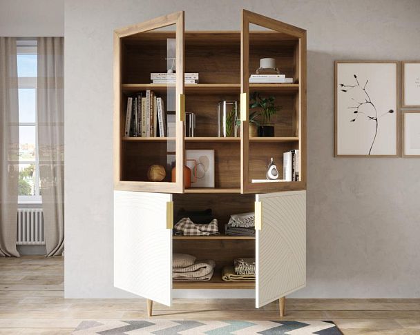 Буфет с двумя дверками Line LN11/GR1/beige - Вид 2