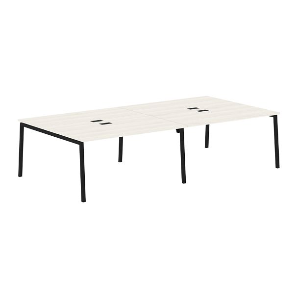 Стол 4-х местный ELWST 3116 Ясень Траун/Черный 3126х1606х750 EDIS - Вид 1