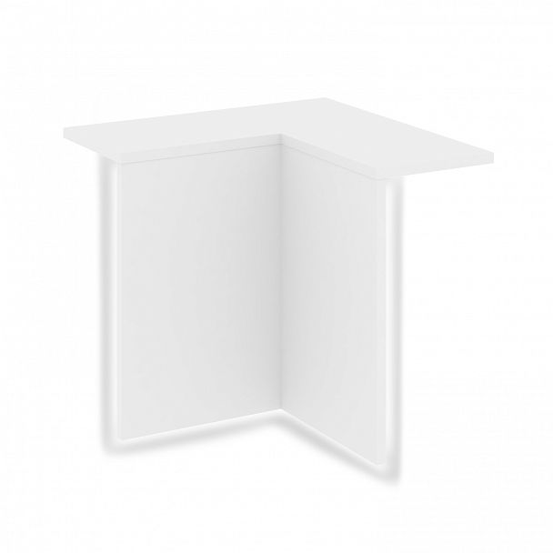 Накладка угловая высокая внутренняя с подсветкой "Onix" О.R-NU.V.VNU.S белый - Вид 1