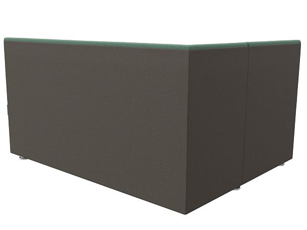 Диван кухонный угловой Уют левый угол Рогожка зеленый - Вид 6