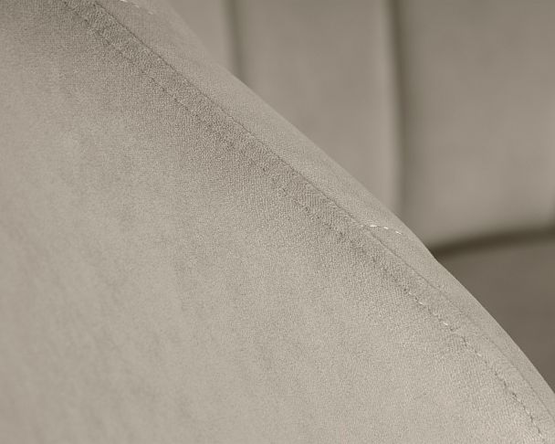 Стул обеденный DOBRIN NAOMI (ЭМАЛЬ ЧЕРНЫЙ МУАР велюр Catania Cocoa) - Вид 8