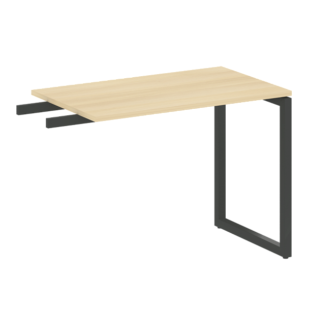 Metal System Quattro Приставной элемент на О-образном м/к 40БО.ПР-3 Акация/Антрацит металл 1000*600*750 - Вид 1