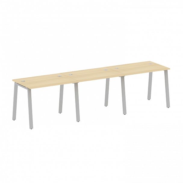 Рабочая станция "Metal System" БА.СМ-3.1 акация/серый - Вид 1