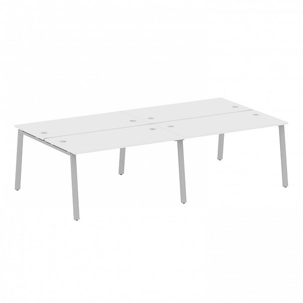 Рабочая станция "Metal System" БА.СМ-4.3 белый/серый - Вид 1