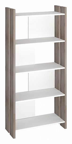 Стеллаж Домино Лайт СТЛ-ОВ Белый/Нельсон - Вид 1