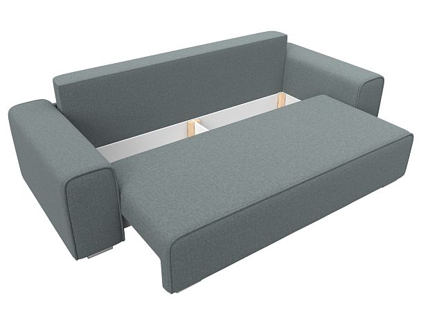 Диван прямой Лига-029 Рогожка серый - Вид 7