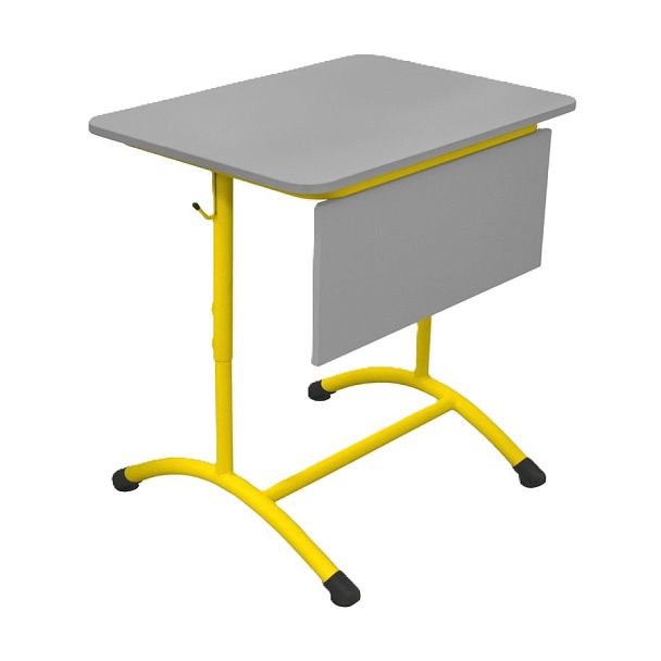 Стол ученический Мега ЛДСП 1М (Р), одноместный, регулируемый, с экраном ЛДСП (дополнительные цвета RAL), гр.3-5 - Вид 3