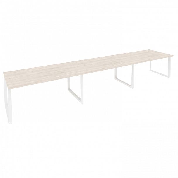 Стол переговорный "Onix" O.MO-PRG-3.4 денвер светлый/белый - Вид 1