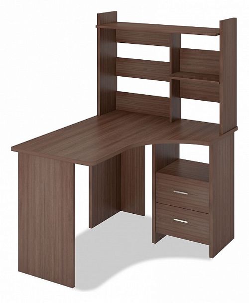 Стол компьютерный Домино Лайт СКЛ-Угл120+НКЛ-100 Шамони правый - Вид 1