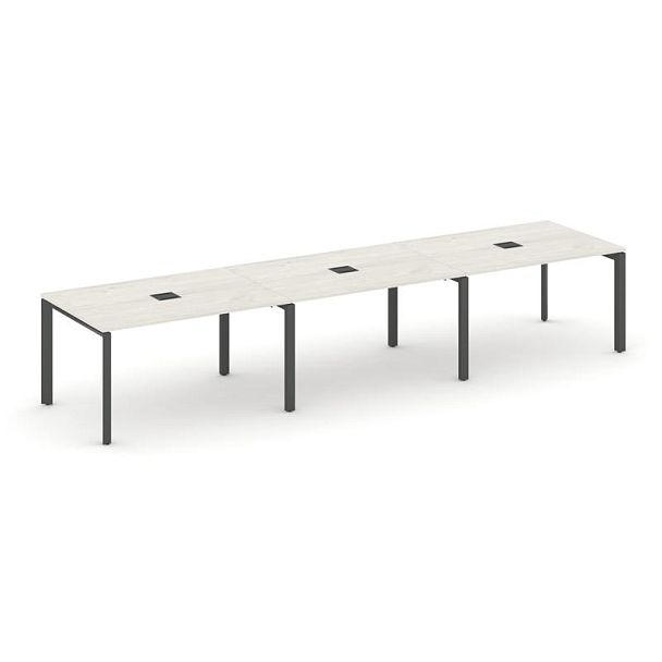 Style Project Next Стол переговорный SN-59P.SPRG-024 Дуб Наварра/Металл Антрацит 4740*980*750 - Вид 1