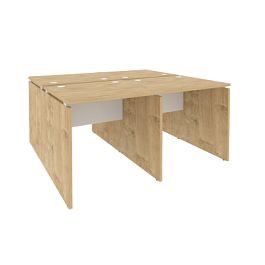 Onix Рабочая станция O.D.RS-4.0.7 Тиквуд светлый/Белый бриллиант 1560*1475*750 - Фото предпросмотра