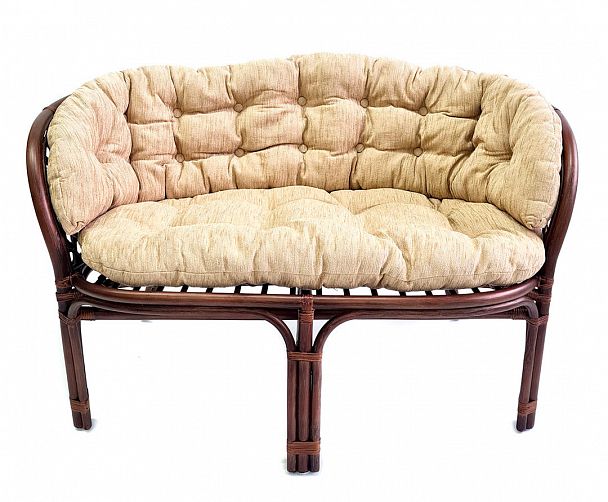 Диван Багама, подушки светлые полные шенил - Вид 4