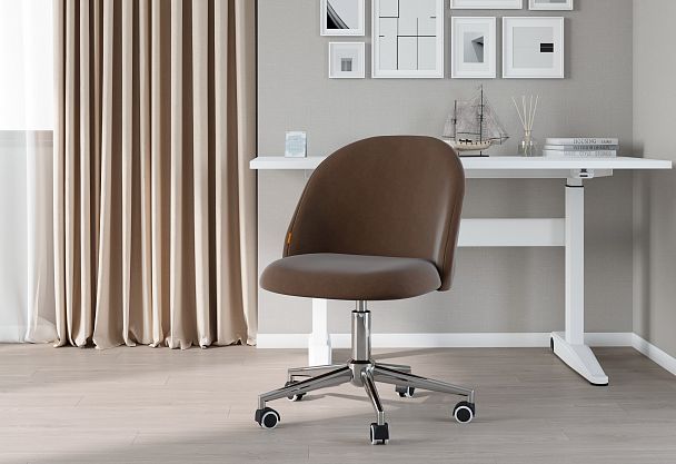 Кресло CHAIRMAN HOME 118, ткань велюр, серый - Вид 7