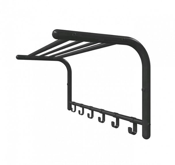 Настенная вешалка  Эльда-2 670х280х285 черный "Вешалки" ТК-002561000847 черный - Вид 1