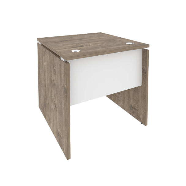 Onix Стол письменный O.SP-0.8 Тиквуд темный/Белый бриллиант 780*800*750 - Вид 1