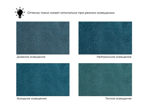 Диван прямой Лига-048 НПБ Велюр синий - Вид 12