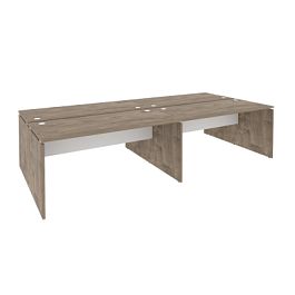 Onix Рабочая станция O.D.RS-4.4.7 Тиквуд темный/Белый бриллиант 3160*1475*750 - Фото предпросмотра