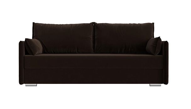 Диван угловой Сайгон (полностью микровельвет коричневый) - Вид 3