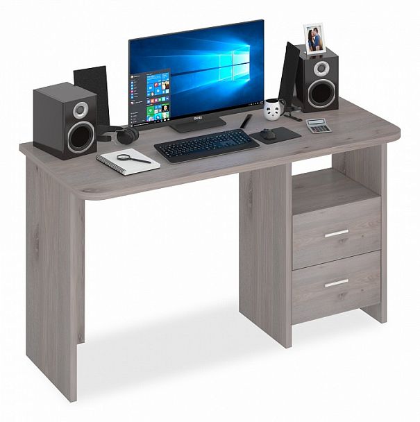 Стол письменный Домино Lite СКЛ-Прям130Р Нельсон - Вид 1