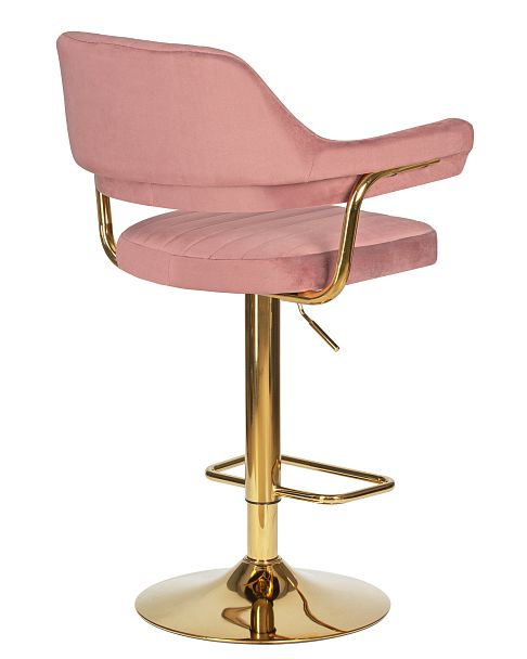 Стул барный "Кантри Голд" WX-2918 розовый - Вид 3
