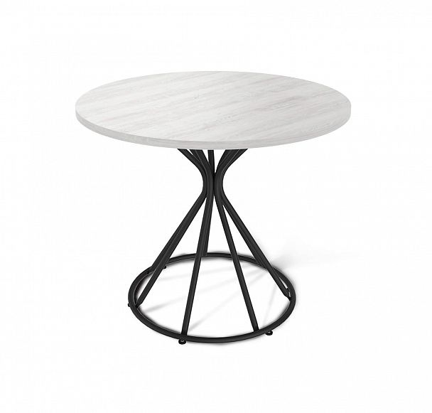 Стол Sheffilton SHT-TU4-1/80 ЛДСП черный муар/сосна касцина - Вид 2