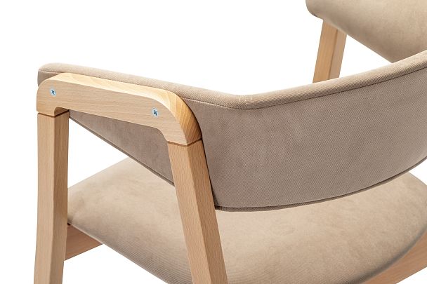 Кресло Dalia Soft Beige/Натур - Вид 5