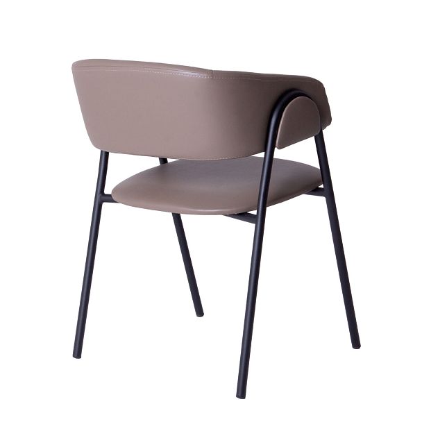 Стул Gabana, кожзам BOOM stone, каркас металл - Вид 4