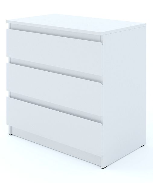 Комод "Комоды  для гостиной"  ПК-ОБИ-КД80Х48Я3-В1-76 белый - Вид 1