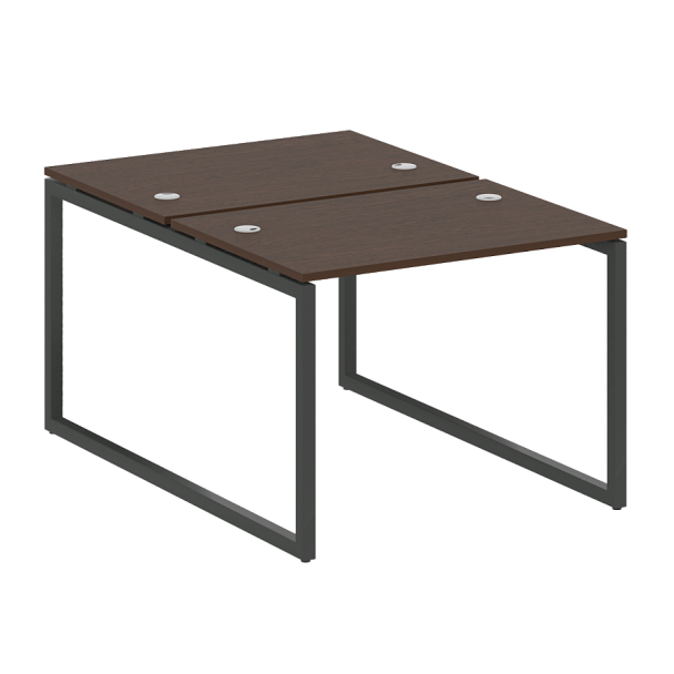 Metal System Quattro Р. ст. на О-образном м/к 40БО.РАС-СП-2.1 Венге/Антрацит металл 1000*1475*750 - Вид 1