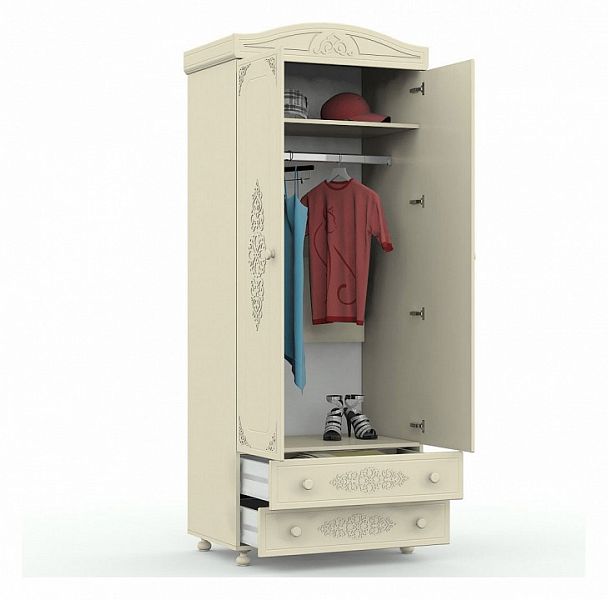 Шкаф платяной Ассоль плюс АС-02 - Вид 2