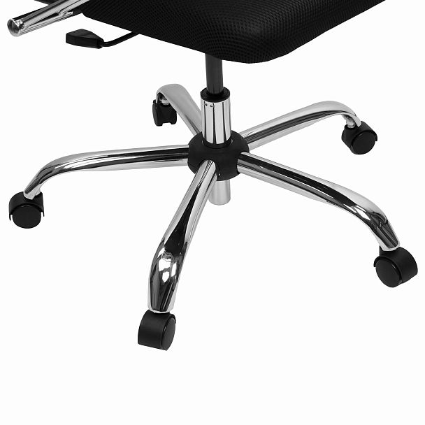 Кресло BRABIX PREMIUM "Ultimate EX-800" хром, плотная двойная сетка Х2, черное, 532911 - Вид 15