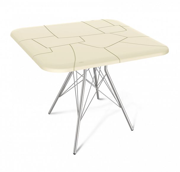 Пластиковая столешница Sheffilton SHT-TT30 83/83 бежевый ral1013 - Вид 7