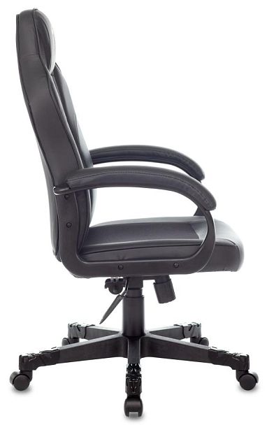 Кресло игровое Zombie Game 17 черный ткань/эко.кожа крестов. пластик - Вид 2