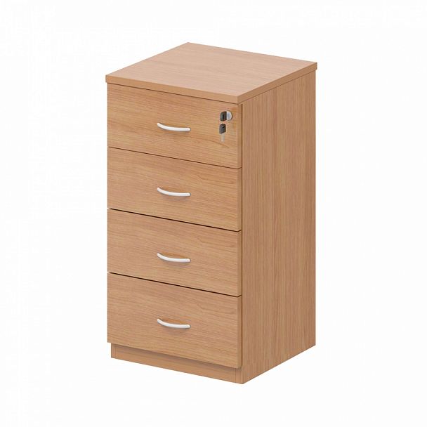 Тумба приставная "Тумбы приставные" ПК-АРМ-ТМП40Х40Я4-В2-24 ольха шагрень - Вид 1