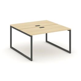 Стайл Проджект Рабочая станция 2-х сторон. SN-4O.DRS-004 Акация Лорка/Металл Антрацит 1580*1232*750 - Фото предпросмотра