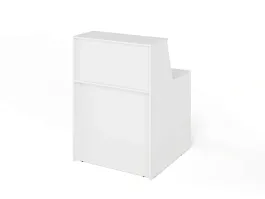 ЛАЙТ / LIGHT RLG065-7x7 Блок ресепшн 70x70x125 Белый - Фото предпросмотра