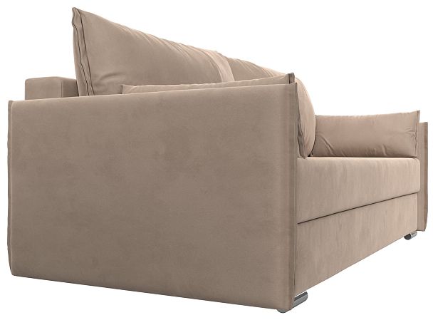 Диван угловой Сайгон (полностью велюр бежевый) - Вид 4