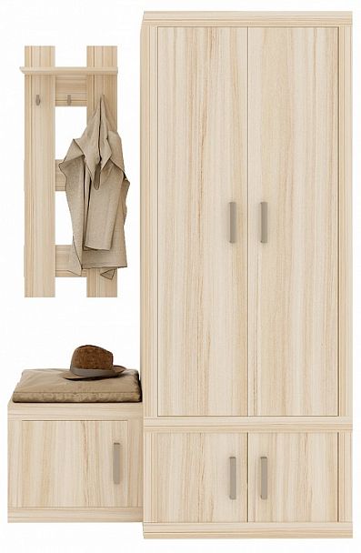 Стенка для прихожей Toivo ТОЙ-ПР 2 Карамель - Вид 1