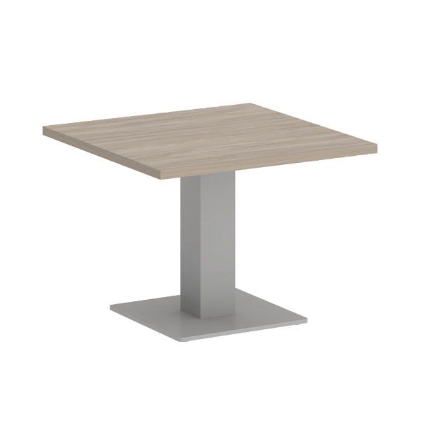 Home Office Стол журнальный квадратный VR.SP-5-60.2G Дуб аттик/Серый металл 600*600*453 - Вид 1
