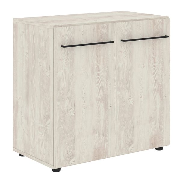 Шкаф с глухими малыми дверьми LLC 80.1 Сосна Эдмонт 800х430х781 LOFTIS - Вид 1